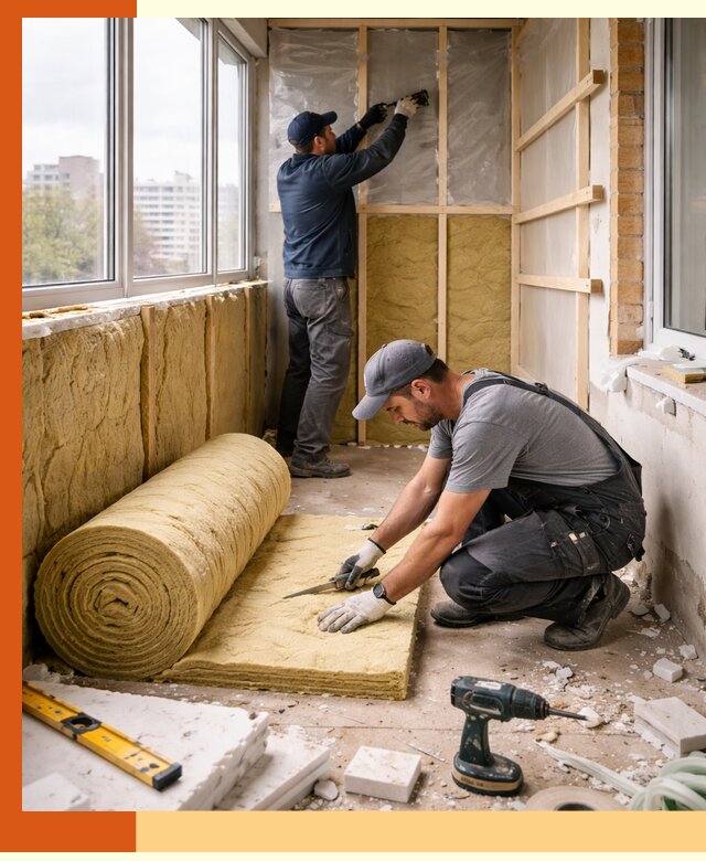 Утепление балкона под ключ в Пугачёве качественно и быстро